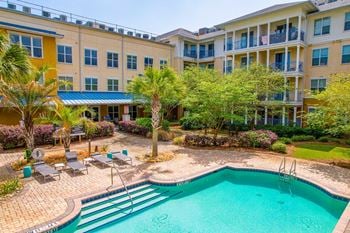 Sparkling swimming pool